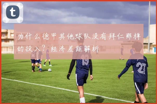 为什么德甲其他球队没有拜仁那样的投入？经济差距解析